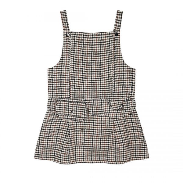 Checkered pinafore