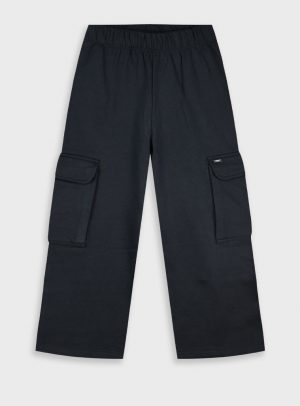 Fleece cargo pants
