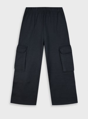 Fleece cargo pants