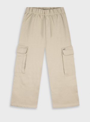 Fleece cargo pants