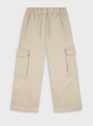 Fleece cargo pants