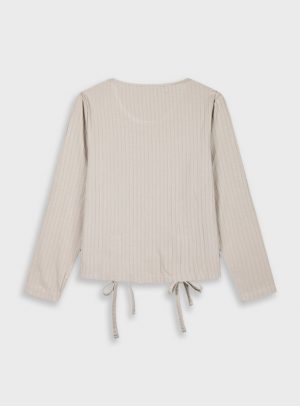 Longsleeved ribbed t-shirt