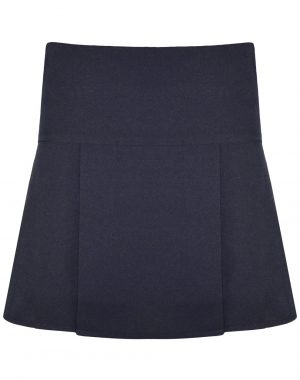 Skirt navy with pleats - ideal for parade