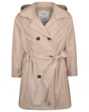 Girl΄s trenchcoat with hood