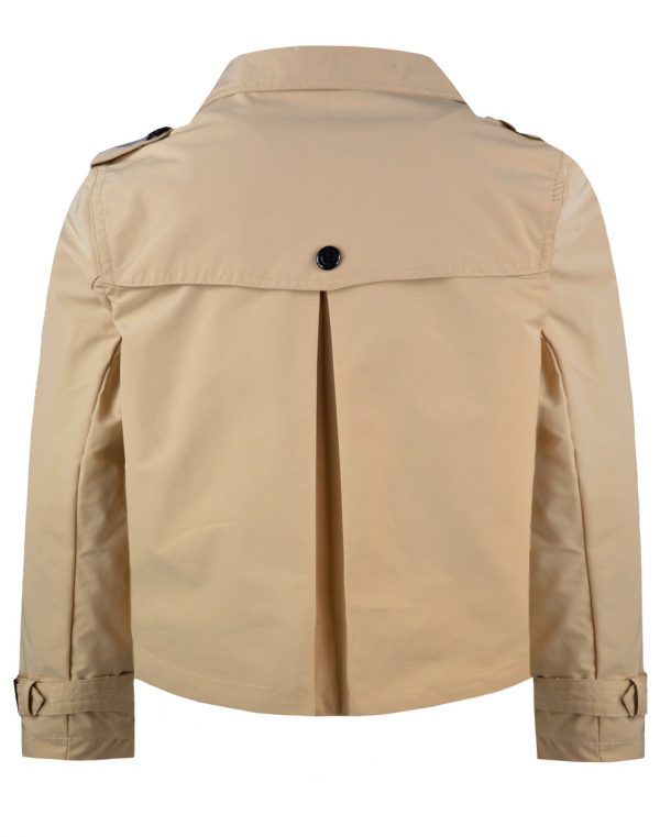 Short trenchcoat for girls