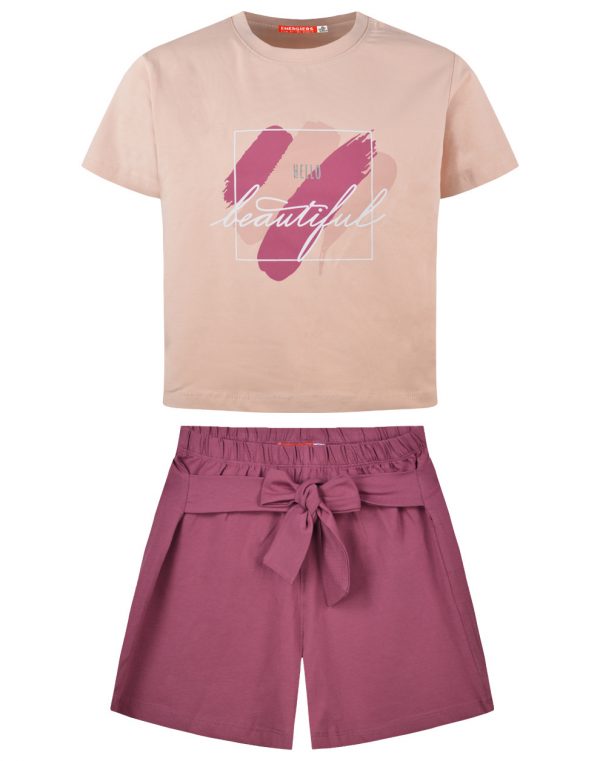 Set with print for girls