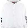 Hoodie jacket from unbrushed fleece
