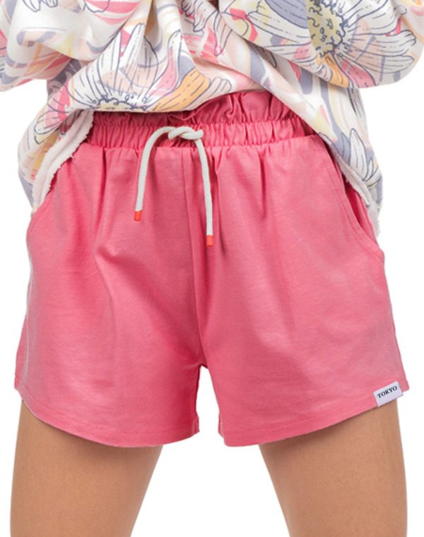 Jersey shorts with cord