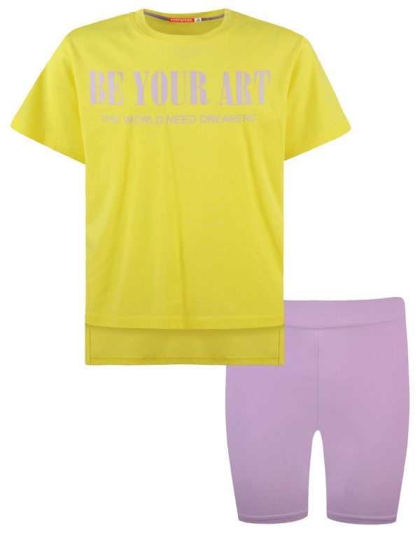 Set with print for girls