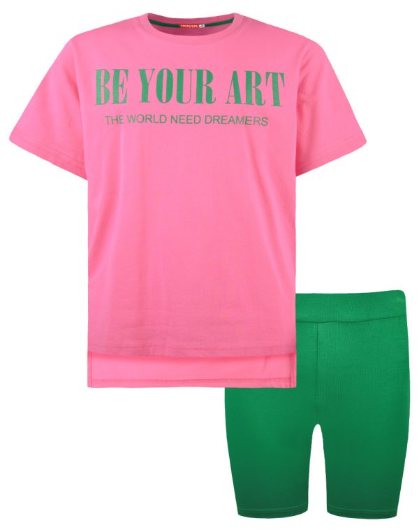 Set with print for girls