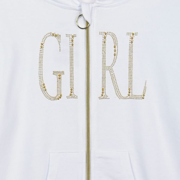 Girl΄s jacket with rhinestones