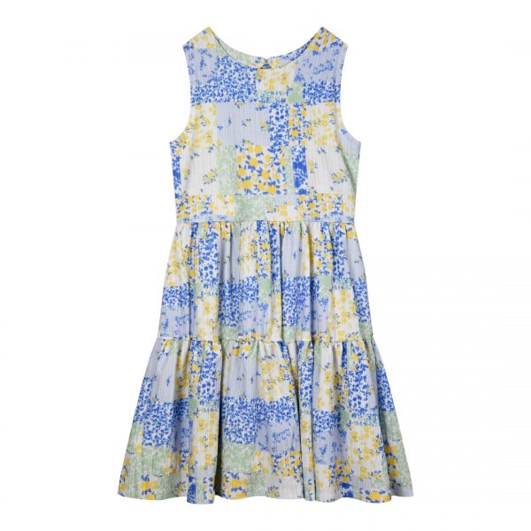 Girl΄s sleeveless printed dress