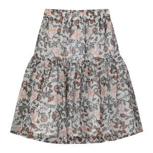 Girl΄s floral midi skirt