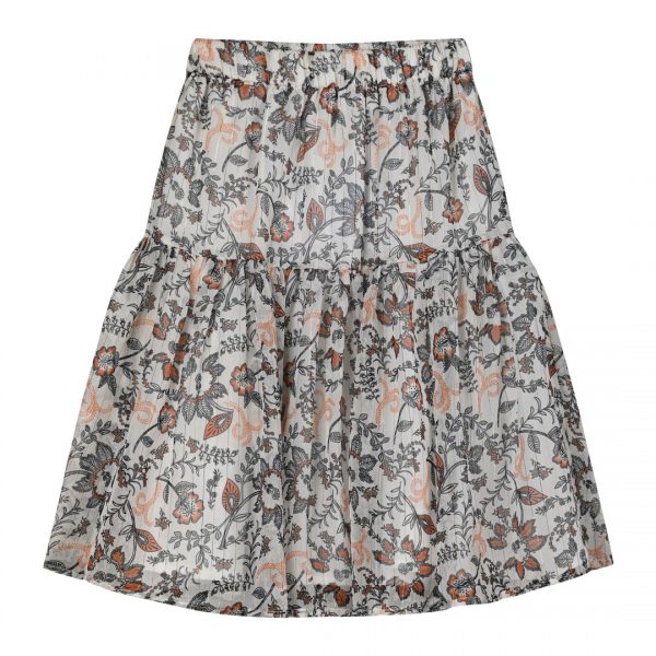 Girl΄s floral midi skirt