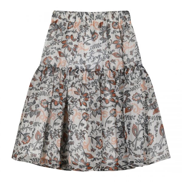 Girl΄s floral midi skirt