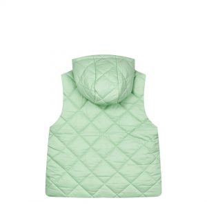 Girl΄s quilted vest jacket with hood