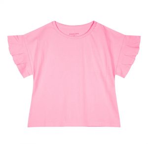 Girl΄s shirt with ruffled sleeves