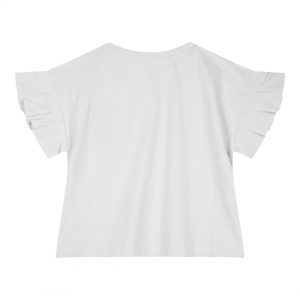 Girl΄s shirt with ruffled sleeves