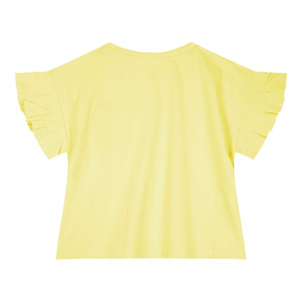 Girl΄s shirt with ruffled sleeves