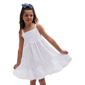 Girl΄s dress with shirring
