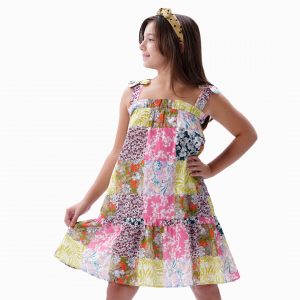 Girl΄s patchwork dress