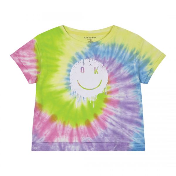 Girl΄s tie dye shirt with print
