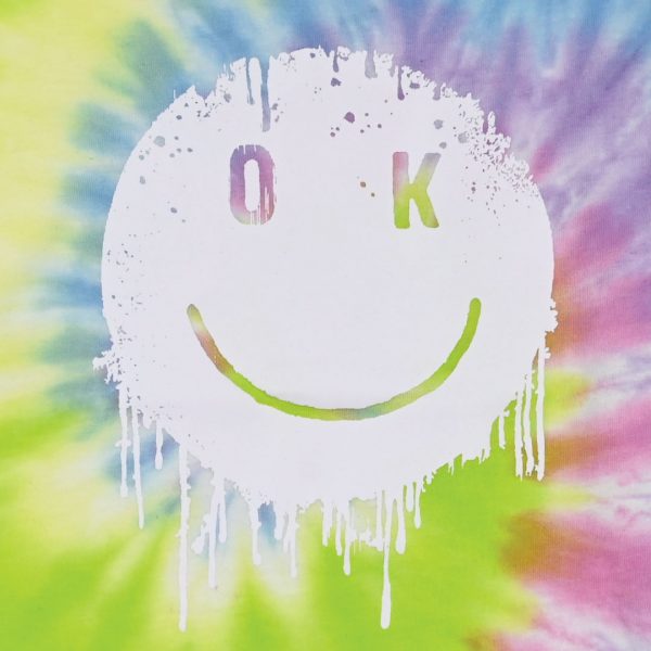 Girl΄s tie dye shirt with print