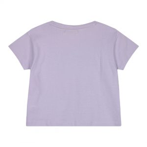 Girl΄s crop top with embossed print