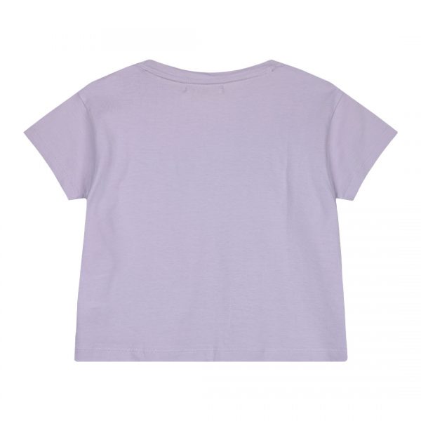 Girl΄s crop top with embossed print