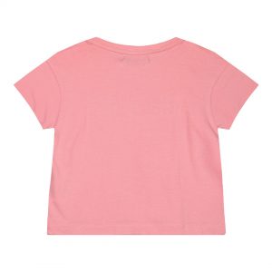 Girl΄s crop top with embossed print