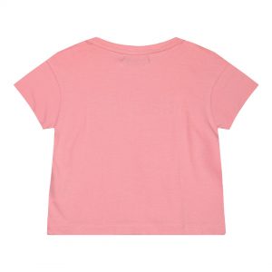 Girl΄s crop top with embossed print