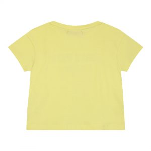 Παιδική μπλούζα κροπ με ανάγλυφο τύπωμα για κορίτσι