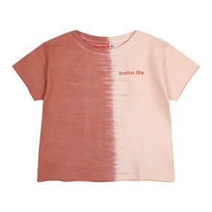 Girl΄s gradient crop top with print