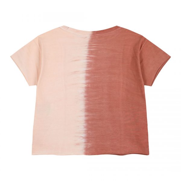 Girl΄s gradient crop top with print