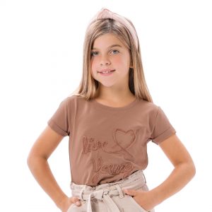 Παιδική μπλούζα με κέντημα για κορίτσι