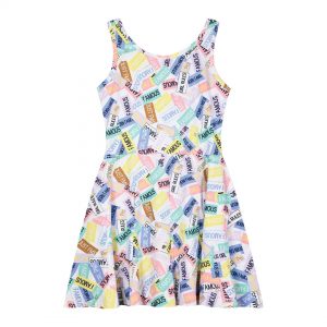 Girl΄s sleeveless printed dress