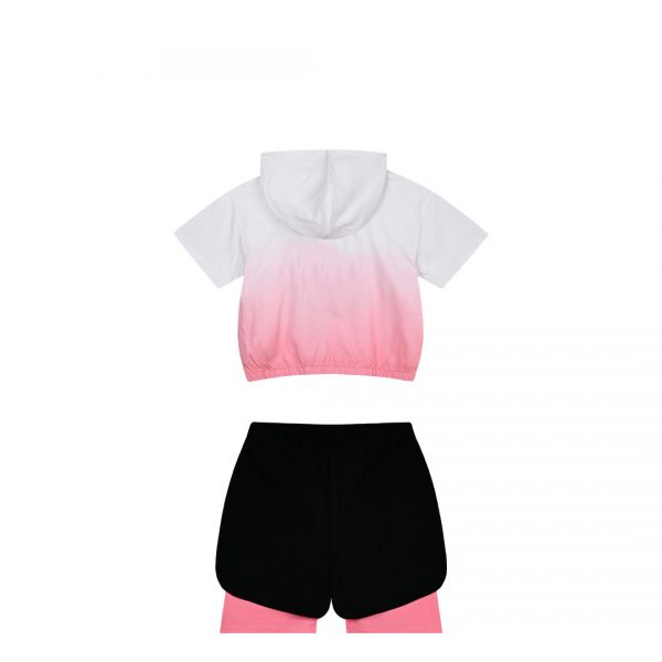 Girl΄s 2 piece set with hood and print