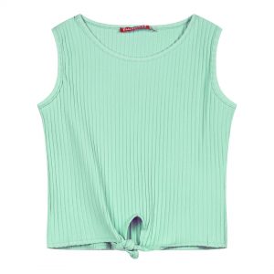 Girl΄s ribbed sleeveless shirt