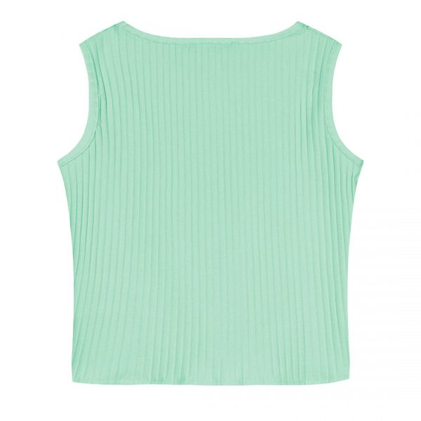 Girl΄s ribbed sleeveless shirt