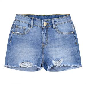 Girl΄s ripped jean shorts