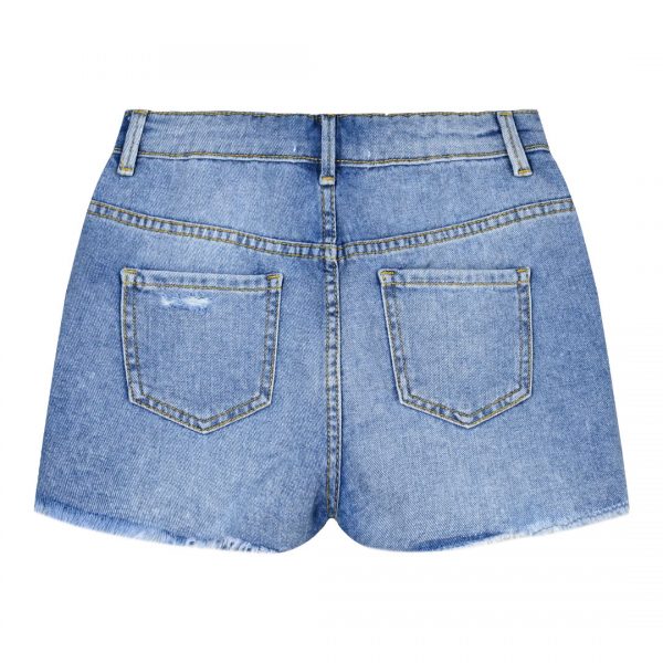 Girl΄s ripped jean shorts