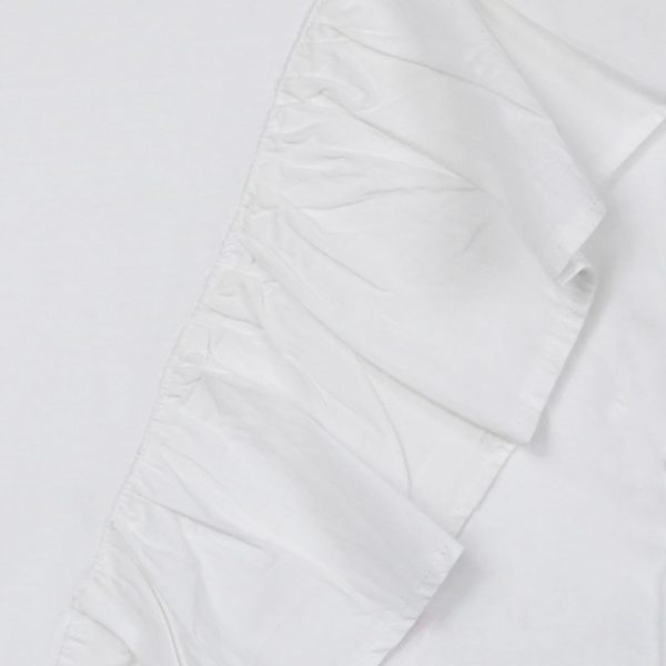 Girl΄s crop top with ruffle