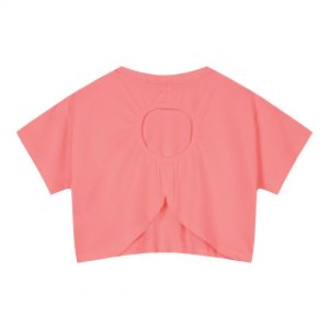 Girl΄s crop top with embroidery