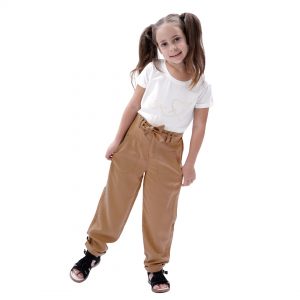 Girl΄s trousers with belt