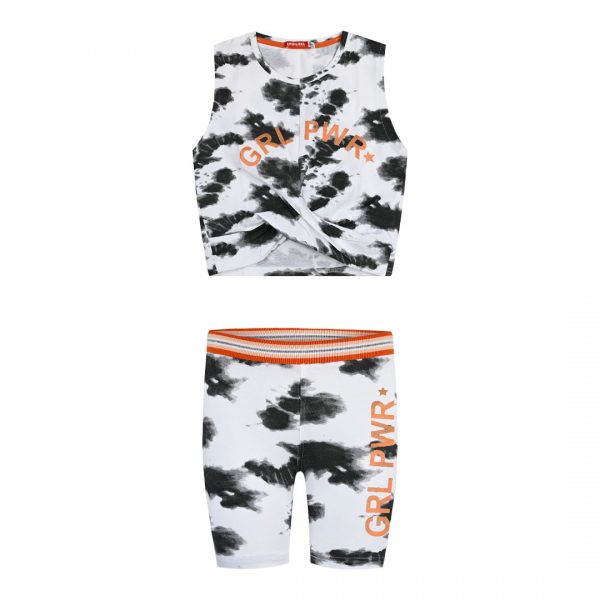 Παιδικό σετ 2 τεμάχια tie dye με τύπωμα για κορίτσι