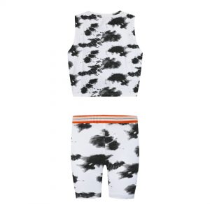 Girl΄s 2 piece tie dye set with print