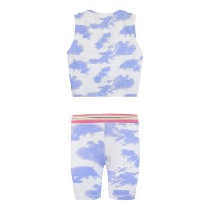 Girl΄s 2 piece tie dye set with print