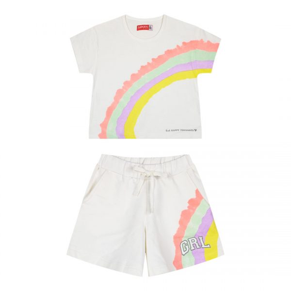 Girl΄s 2 piece set with prints