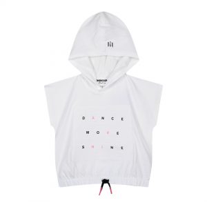 Girl΄s crop top with embossed print