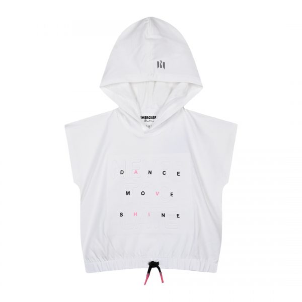 Girl΄s crop top with embossed print